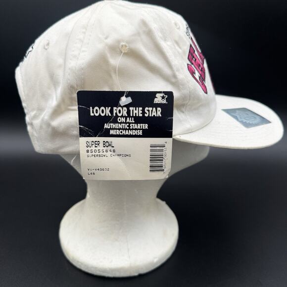 New With Tag Vintage Starter NFL 49ers Snap Back Hat Super Bowl Champions XXIX - Picture 4 of 8